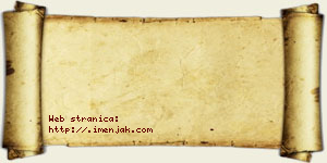 Jana Blažić vizit kartica